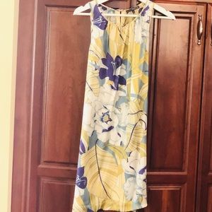 Matty M Floral Print 100% Silk Dress